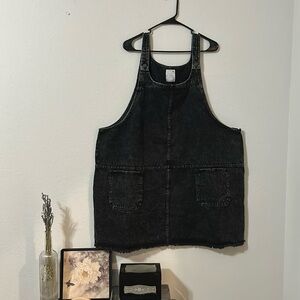 SO Dark Wash Jean Overall Dress, Never Worn, Size:3X